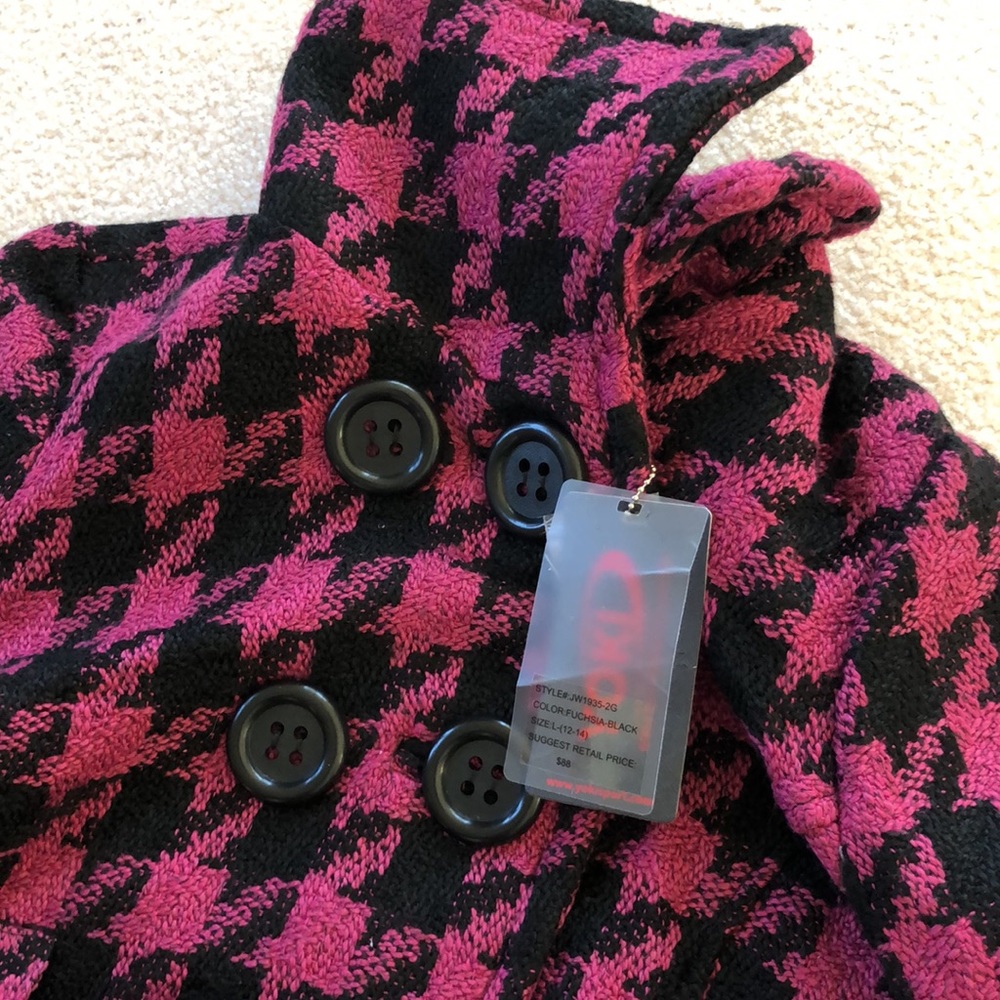 Yoki Girls Wool Blend Coat - Picture 4 of 13